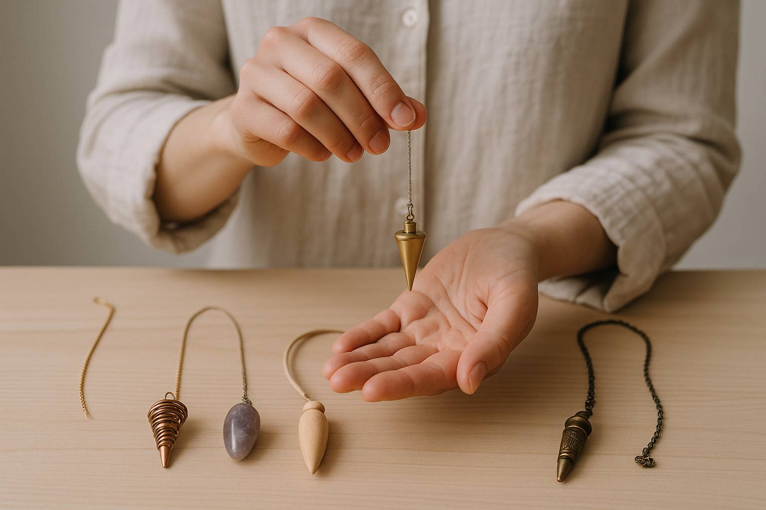 Les bases de la radiesthésie : outils, pendules et ressentis