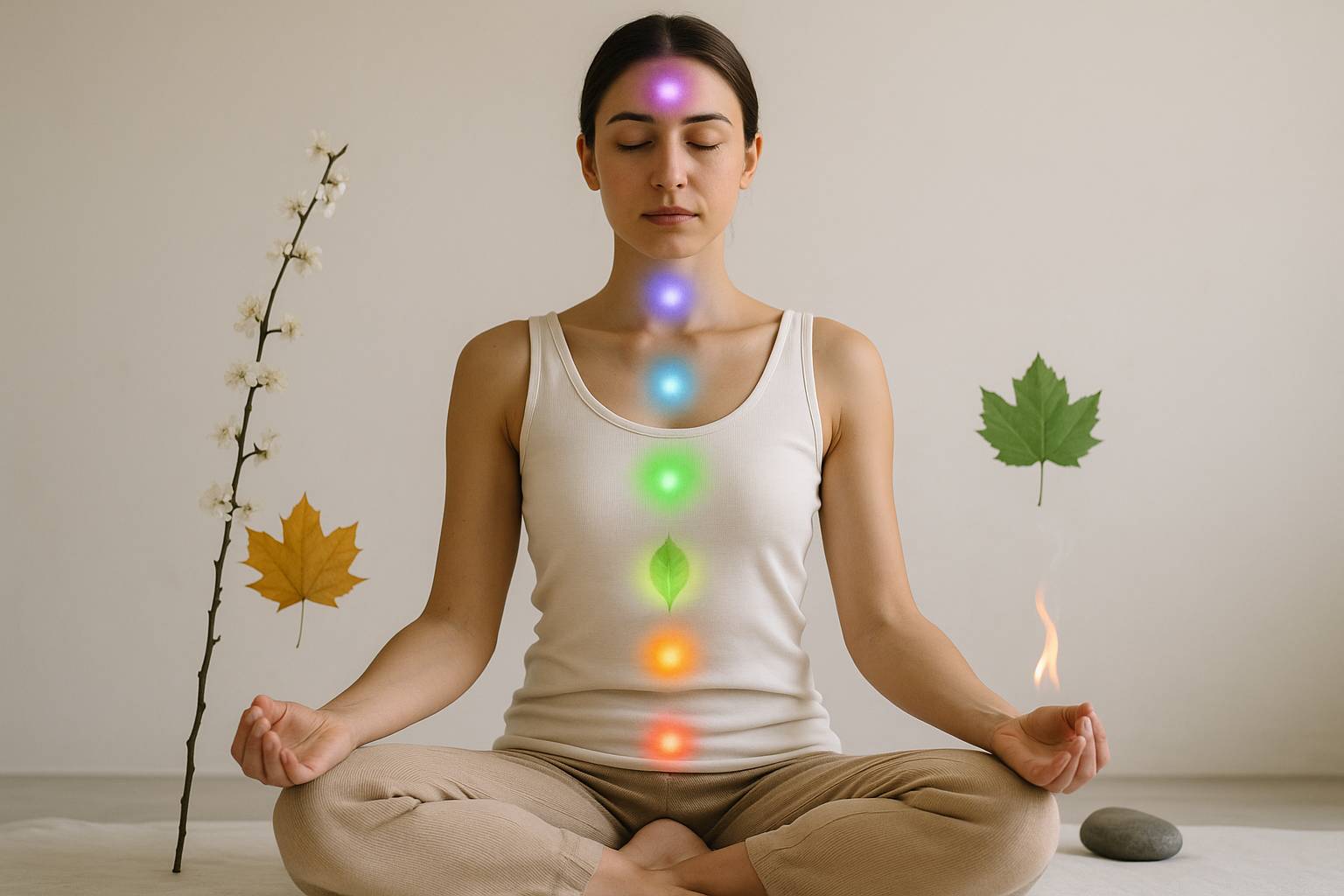 Les chakras et leurs correspondances avec les saisons et les éléments naturels