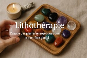 La lithothérapie est une approche alternative qui utilise l'énergie des pierres pour favoriser le bien-être. Cet article explique ce qu'est la lithothérapie, comment elle fonctionne selon ses praticiens, et son rôle dans la recherche du bien-être émotionnel et physique.