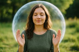 Testez votre sensibilité énergétique en créant votre bulle protectrice